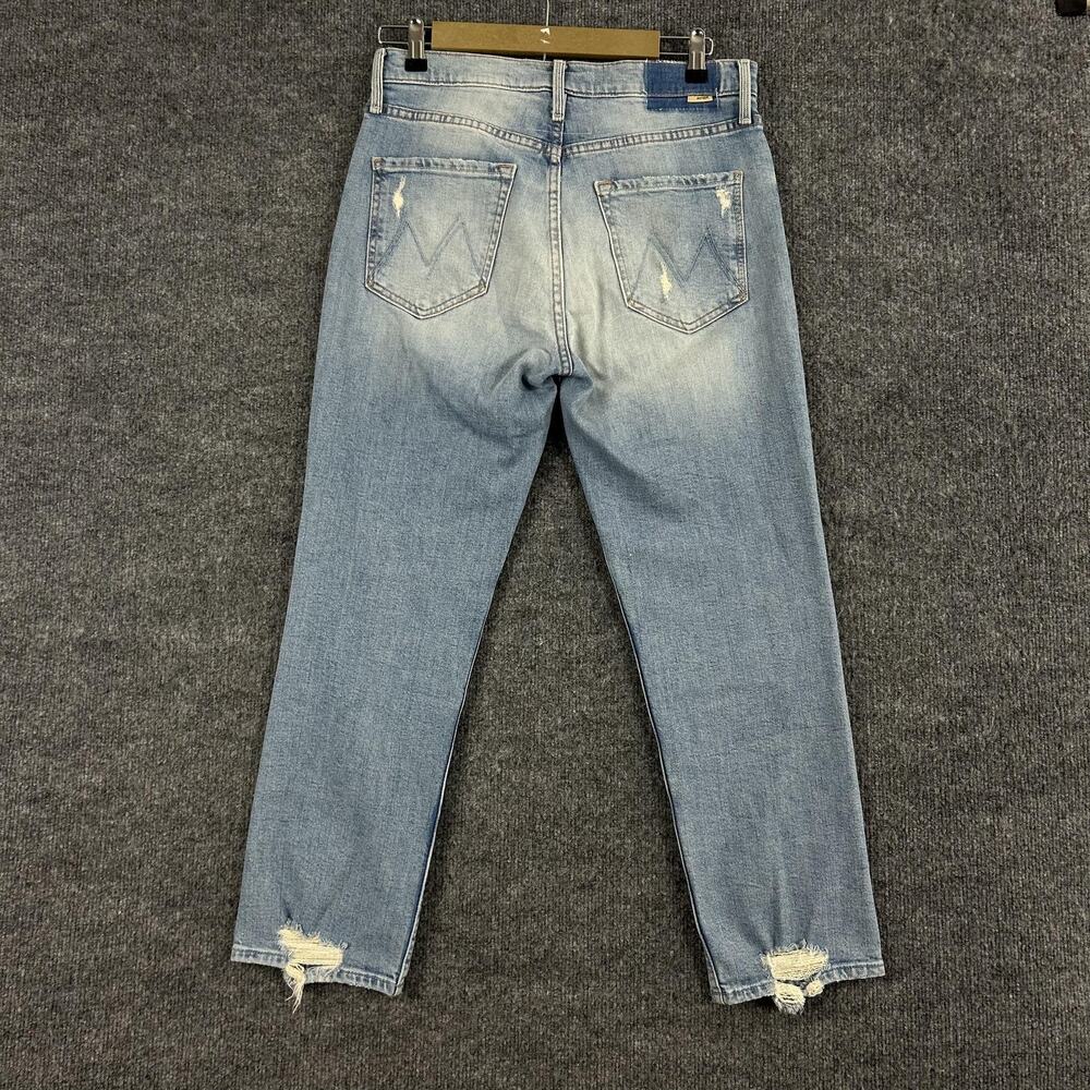 Mother Superior Jeans 29 The Tomcat Bless You Ankle Crop Denim Blue Casual Comfy - Picture 6 of 16